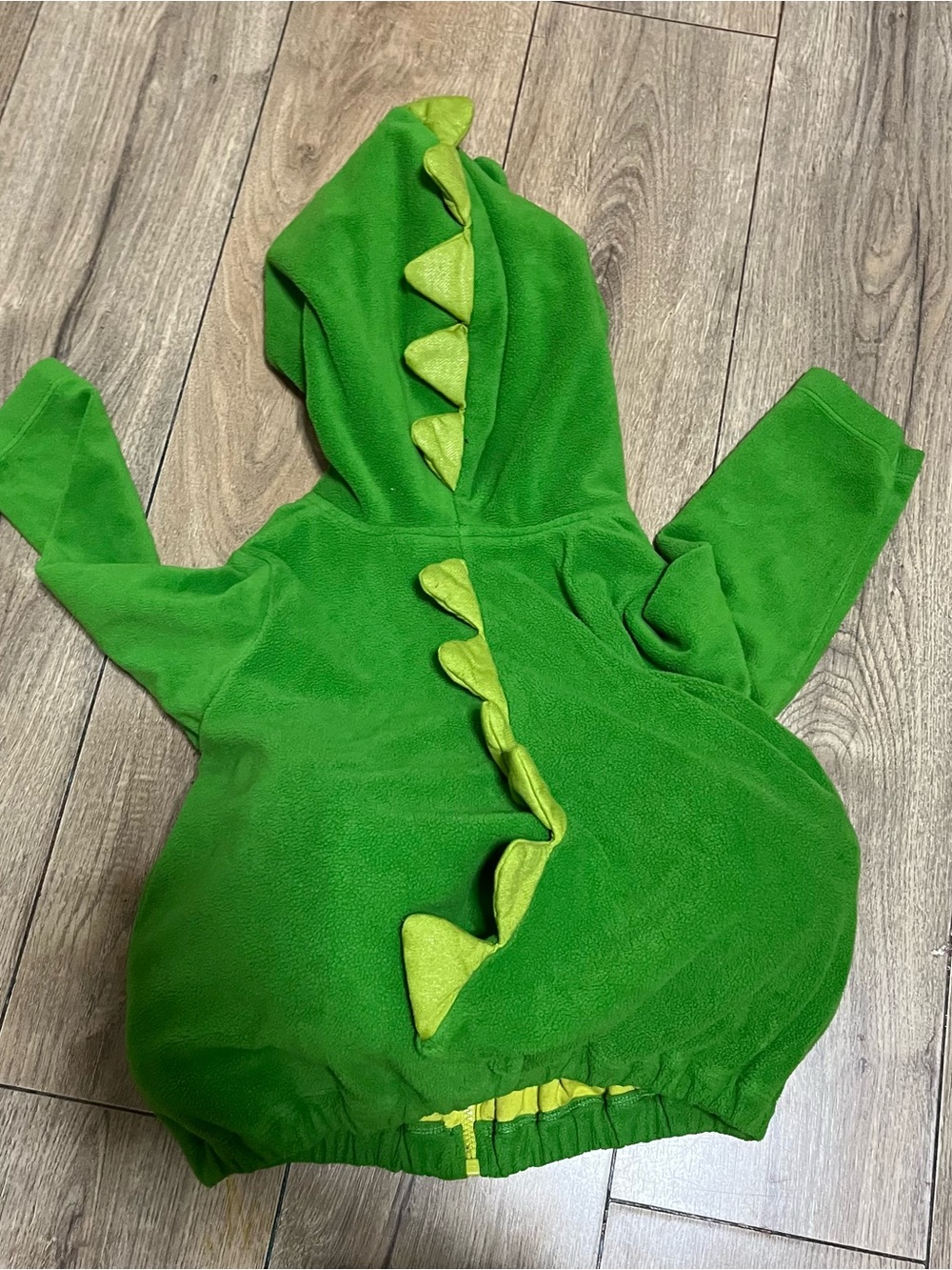 Carter's Bright Green and Yellow Dragon Hooded Costume Jacket - Picture 3 of 3